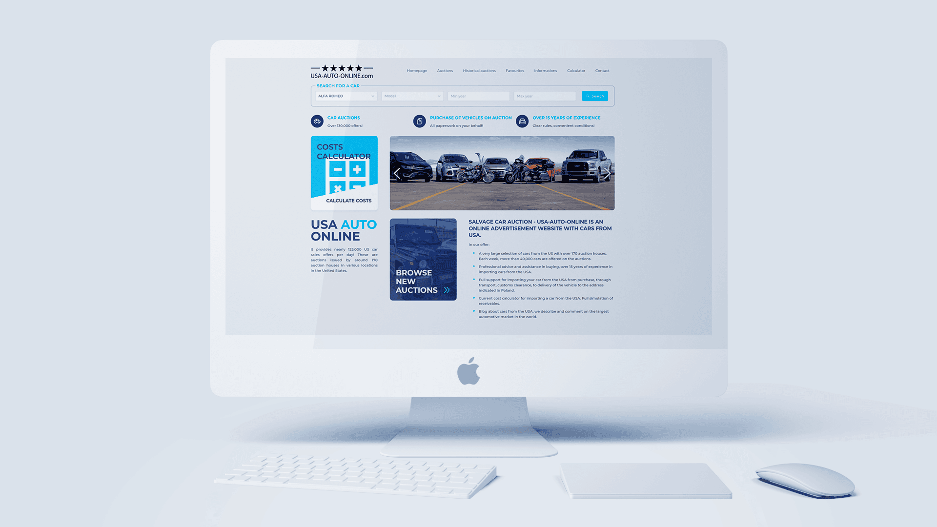 amerykańskie auto online