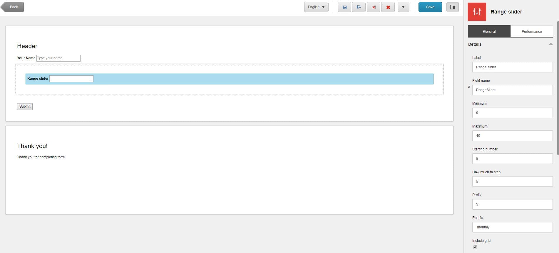 suwak zakresu dla sitecore