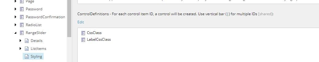 opcje stylizacji sitecore
